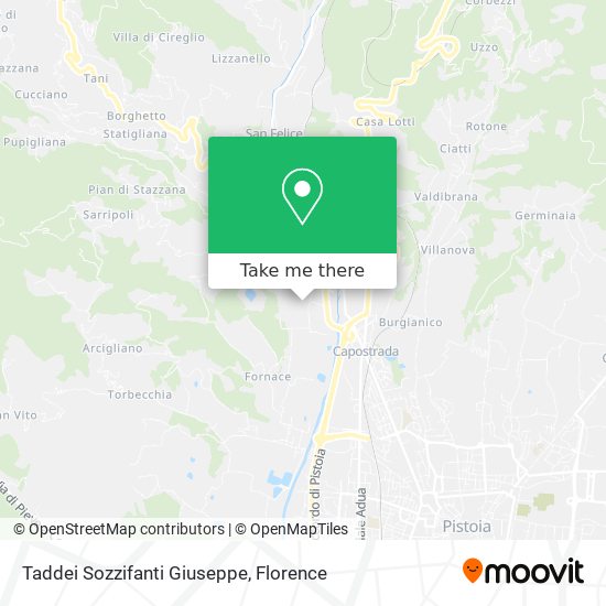 Taddei Sozzifanti Giuseppe map