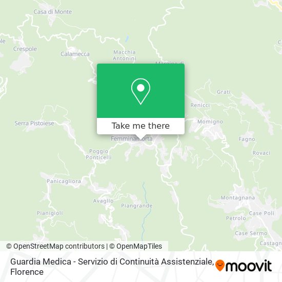 Guardia Medica - Servizio di Continuità Assistenziale map