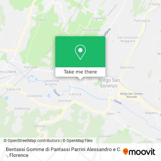 Bentassi Gomme di Pantassi Parrini Alessandro e C. - map