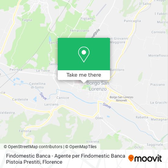 Findomestic Banca - Agente per Findomestic Banca Pistoia Prestiti map
