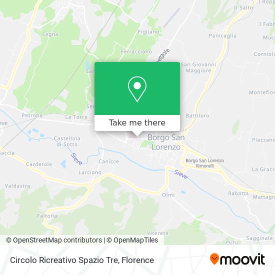 Circolo Ricreativo Spazio Tre map