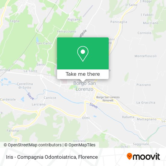 Iris - Compagnia Odontoiatrica map
