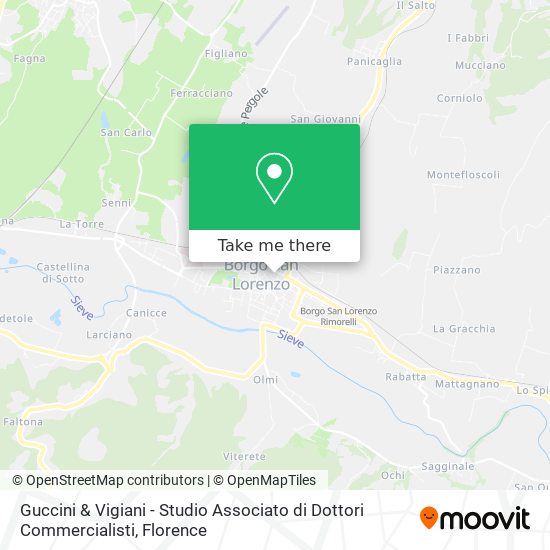 Guccini & Vigiani - Studio Associato di Dottori Commercialisti map