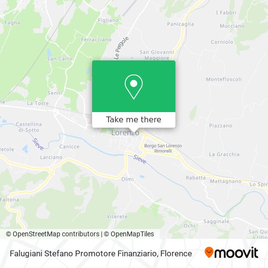Falugiani Stefano Promotore Finanziario map