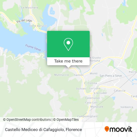 Castello Mediceo di Cafaggiolo map