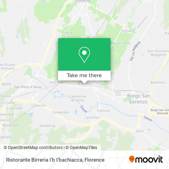Ristorante Birreria I'b I'bachiacca map
