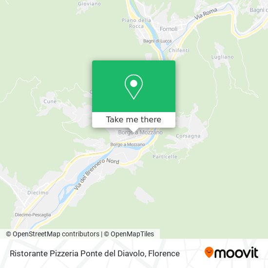 Ristorante Pizzeria Ponte del Diavolo map