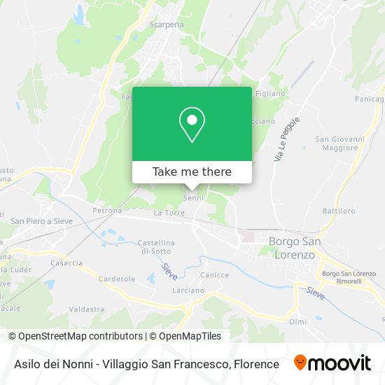 Asilo dei Nonni - Villaggio San Francesco map