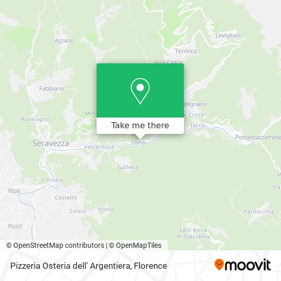 Pizzeria Osteria dell' Argentiera map