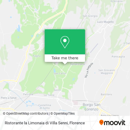 Ristorante la Limonaia di Villa Senni map