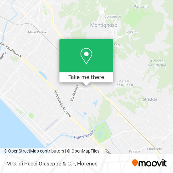 M.G. di Pucci Giuseppe & C. - map