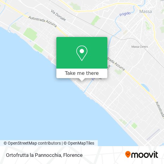 Ortofrutta la Pannocchia map