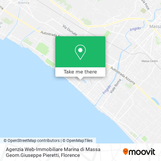 Agenzia Web-Immobiliare Marina di Massa Geom.Giuseppe Pieretti map