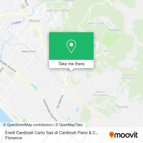 Carlo Cardinali Heirs SAS by Piero Cardinali & Co. map