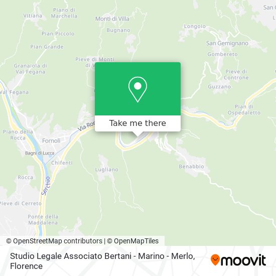 Studio Legale Associato Bertani - Marino - Merlo map