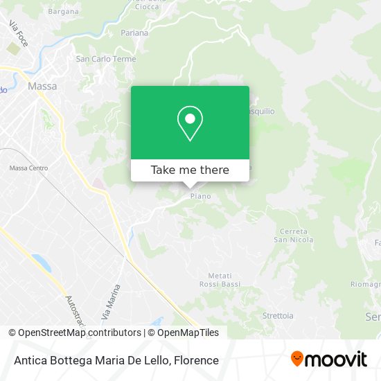 Antica Bottega Maria De Lello map