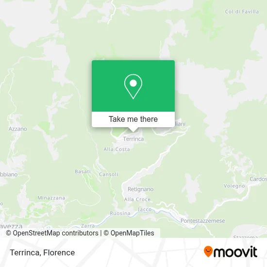 Terrinca map