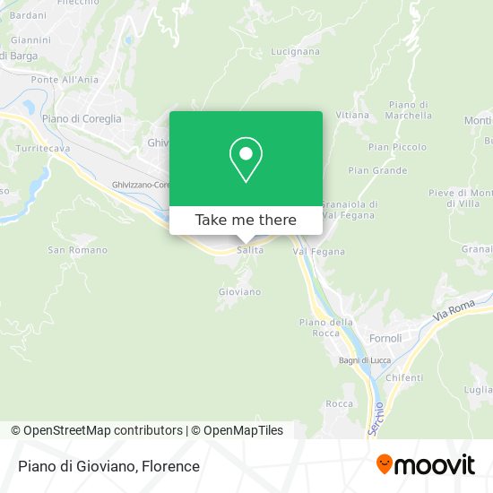 Piano di Gioviano map