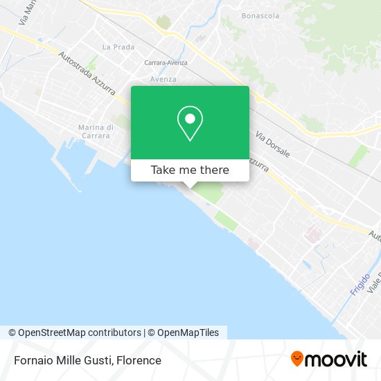 Fornaio Mille Gusti map