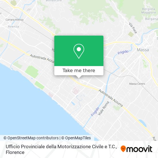 Ufficio Provinciale della Motorizzazione Civile e T.C. map