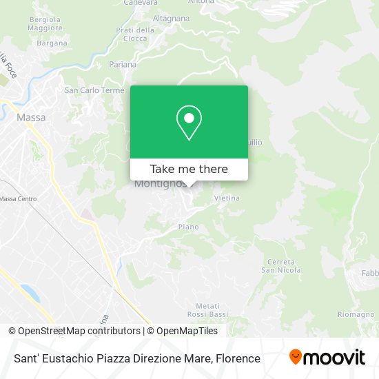 Sant' Eustachio Piazza Direzione Mare map