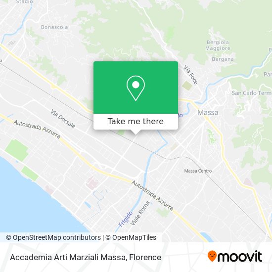 Accademia Arti Marziali Massa map