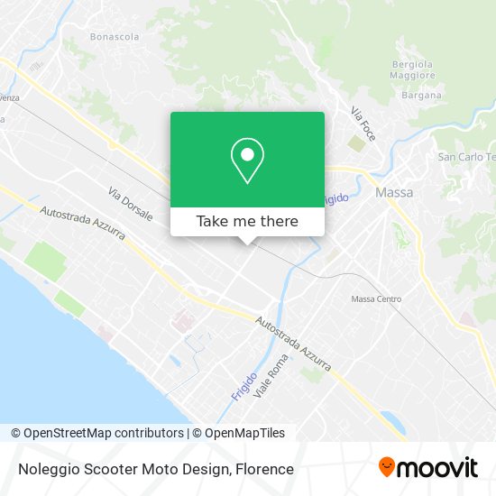 Noleggio Scooter Moto Design map