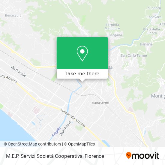 M.E.P. Servizi Società Cooperativa map