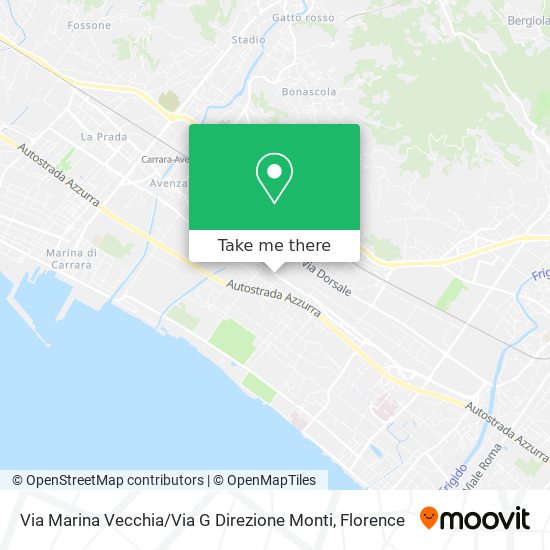 Via Marina Vecchia / Via G Direzione Monti map