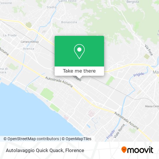 Autolavaggio Quick Quack map