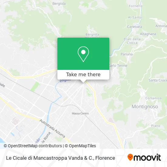 The Cicadas by Mancastroppa Vanda & Co. map