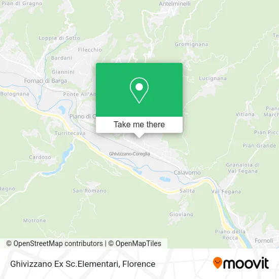 Ghivizzano Ex Sc.Elementari map