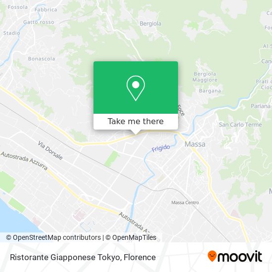 Ristorante Giapponese Tokyo map
