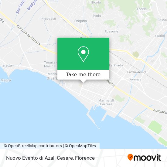 Nuovo Evento di Azali Cesare map
