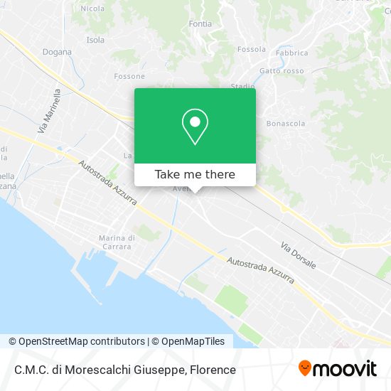 C.M.C. di Morescalchi Giuseppe map