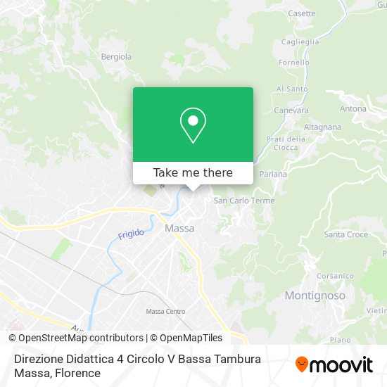 Direzione Didattica 4 Circolo V Bassa Tambura Massa map