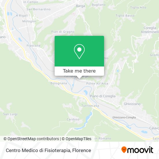 Centro Medico di Fisioterapia map
