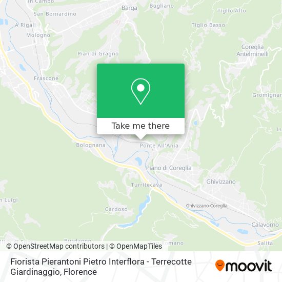 Fiorista Pierantoni Pietro Interflora - Terrecotte Giardinaggio map