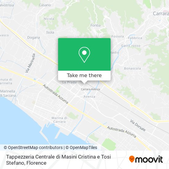 Tappezzeria Centrale di Masini Cristina e Tosi Stefano map