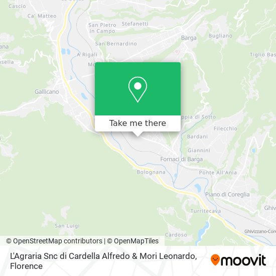 L'Agraria Snc di Cardella Alfredo & Mori Leonardo map