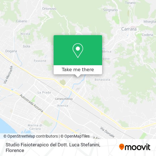 Studio Fisioterapico del Dott. Luca Stefanini map
