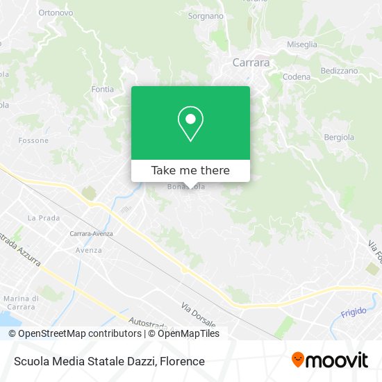 Scuola Media Statale Dazzi map