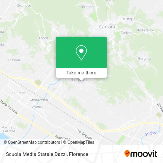 Scuola Media Statale Dazzi map