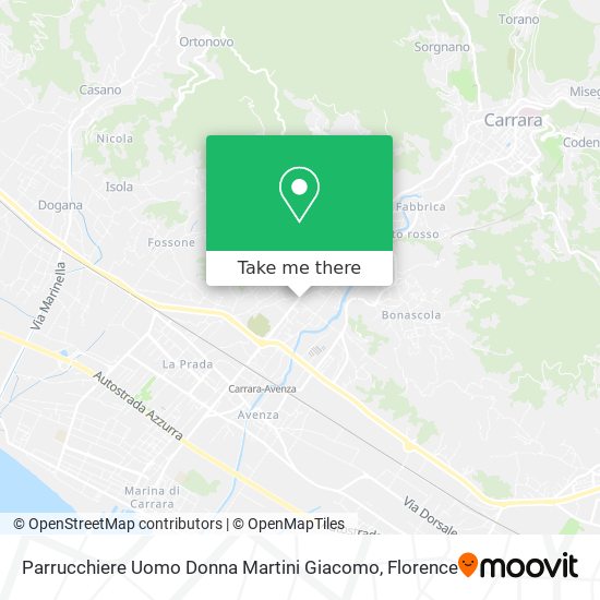 Parrucchiere Uomo Donna Martini Giacomo map