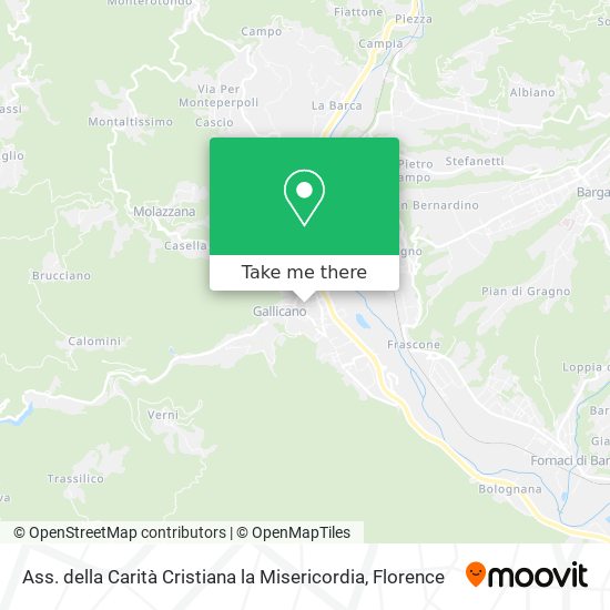 Ass. della Carità Cristiana la Misericordia map