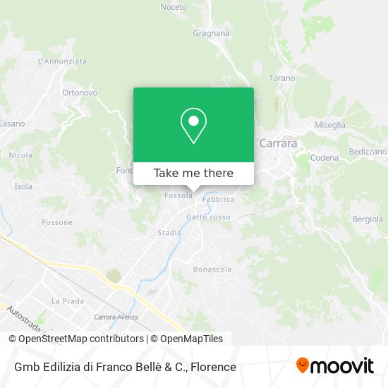 Gmb Edilizia di Franco Bellè & C. map