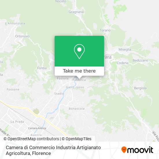 Camera di Commercio Industria Artigianato Agricoltura map