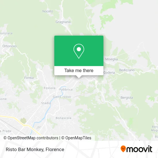 Monkey Risto Bar map