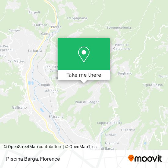 Piscina Barga map