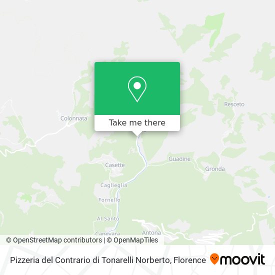 Pizzeria del Contrario di Tonarelli Norberto map